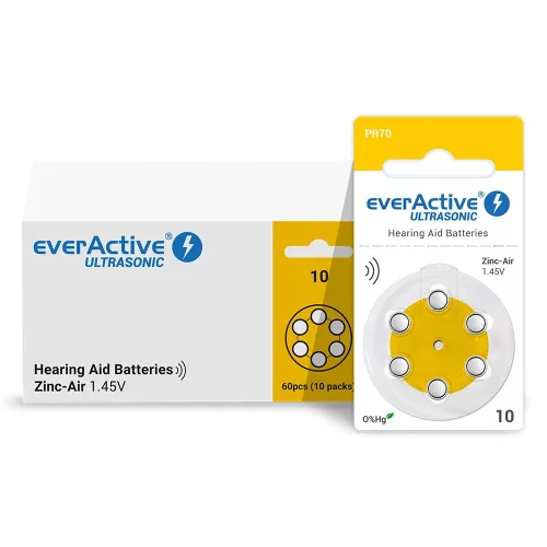 Everactive hallókészülékelem 10 1,45V