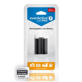  everAcitve CamPro akkumulátor Panasonic/Fuji/Leica/Rocoh fotó/videó eszközökhöz