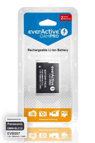 Panasonic DMW-BLC12 akkumulátor everActive CamPro