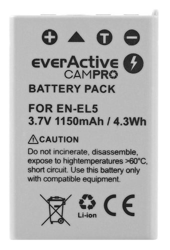 everActive CamPro akkumulátor Nikon EN-EL5-höz