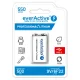 everActive 6F22/9V Li-ion 550 mAh akkumulátor C típusú USB-vel