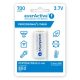 EverActive 16340 3.7V Li-ion 700mAh micro USB bemenettel