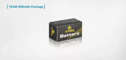 XTAR 16340 Li-ion 650mAh