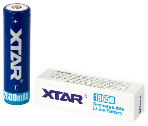 Xtar 18650 Li-ion 2600 mAh akkumulátor