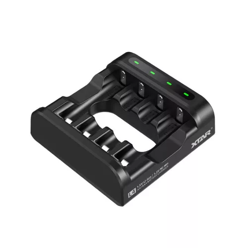  XTAR L4 akkumulátor töltő R03 / AAA és R6 / AA Li-ion 1,5 V