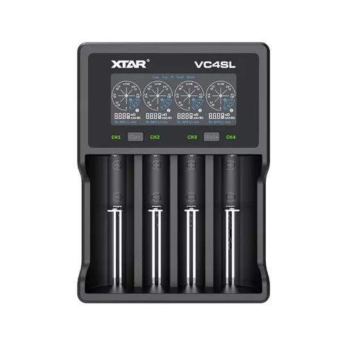 XTAR VC4SL akkumulator töltő