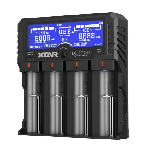 XTAR VP4L Plus Akkumulator töltő