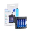 Xtar L4 akkumulátor töltő AA/AAA Li-ion 1,5V/NiMH