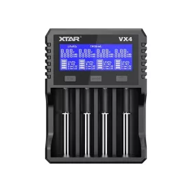   XTAR VX4 Akkumulátortöltő – Intelligens és Gyors 4-Fokozatú Töltő 18650, Ni-MH Akkukhoz